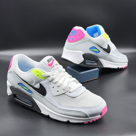 Nike Air Max 90 'Grey Neon' - Picture 1 of 9